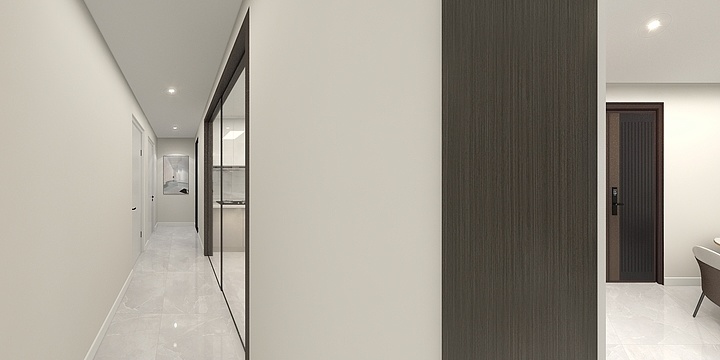 青岛鑫煜福装饰材料有限公司-潮西社区7-1-1602-装修设计方案