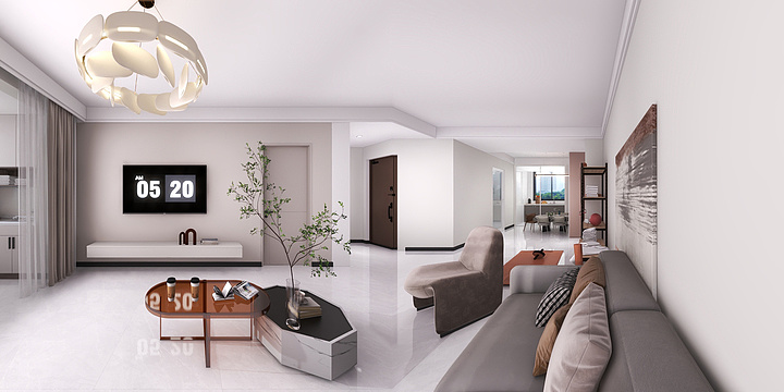 室内设计狐-暖调海棠园-装修设计方案