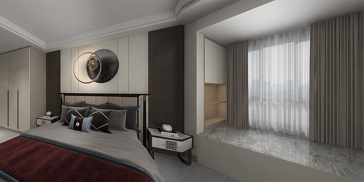 宝维空间设计-新中式-装修设计方案