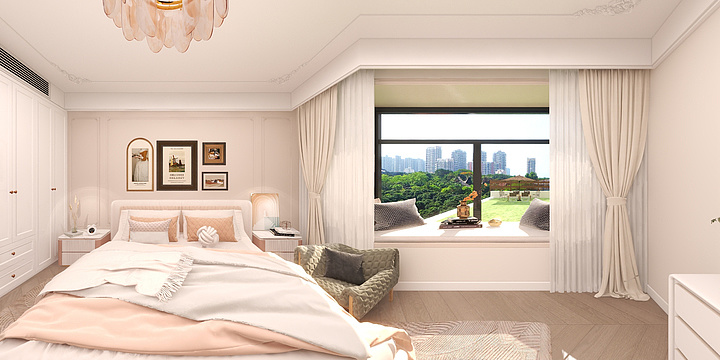 Q室内空间设计-御湖半岛22-104-装修设计方案