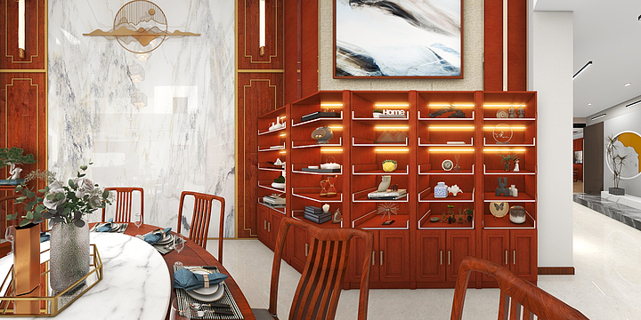 华艺美墅高端全屋定制-48-301一楼-装修设计方案