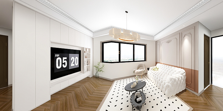 专业人做专业事-法式复古大三房-装修设计方案