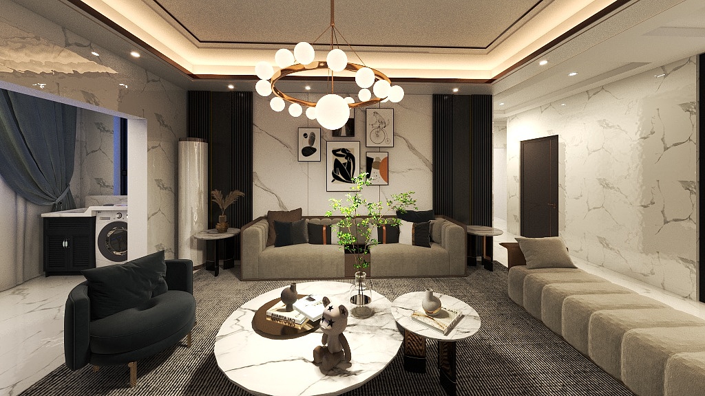 H将酒醉-121平方润达区-装修设计方案