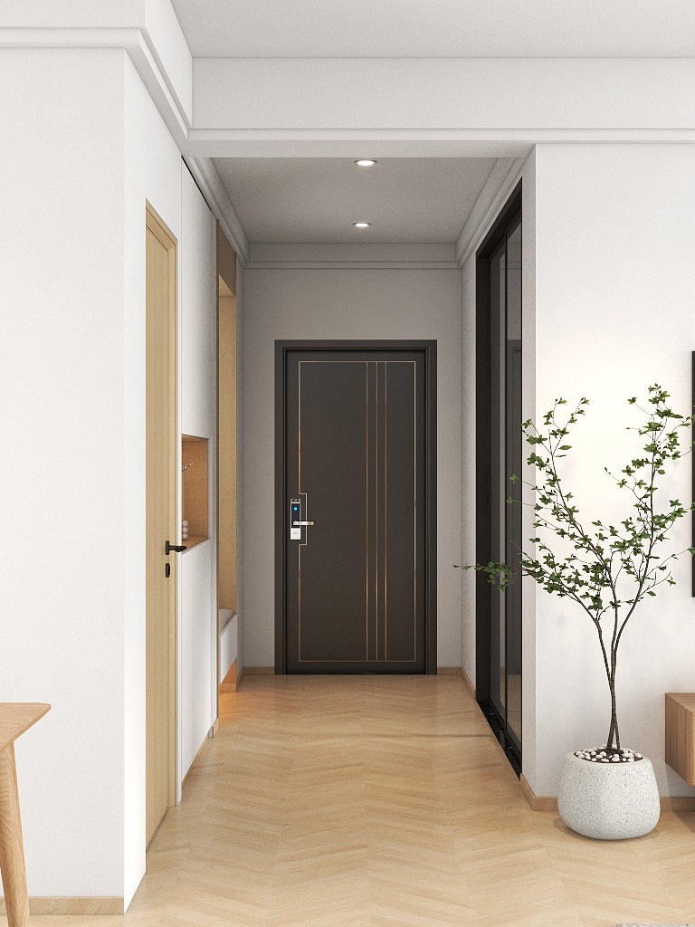 郭小芬gDtp-原木风效果-装修设计方案