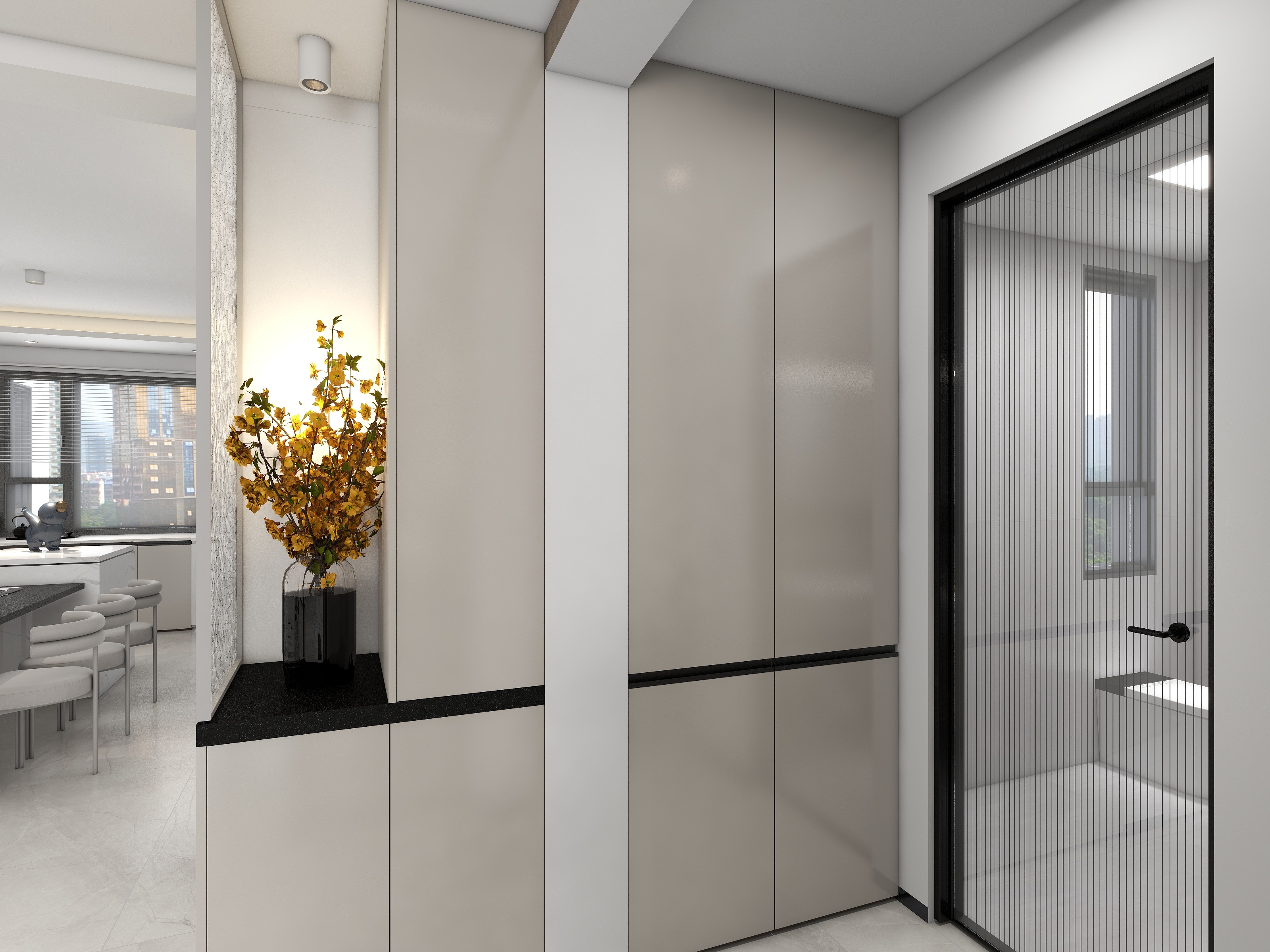 泊梦空间设计-欧陆风情157平米现代简约-装修设计方案