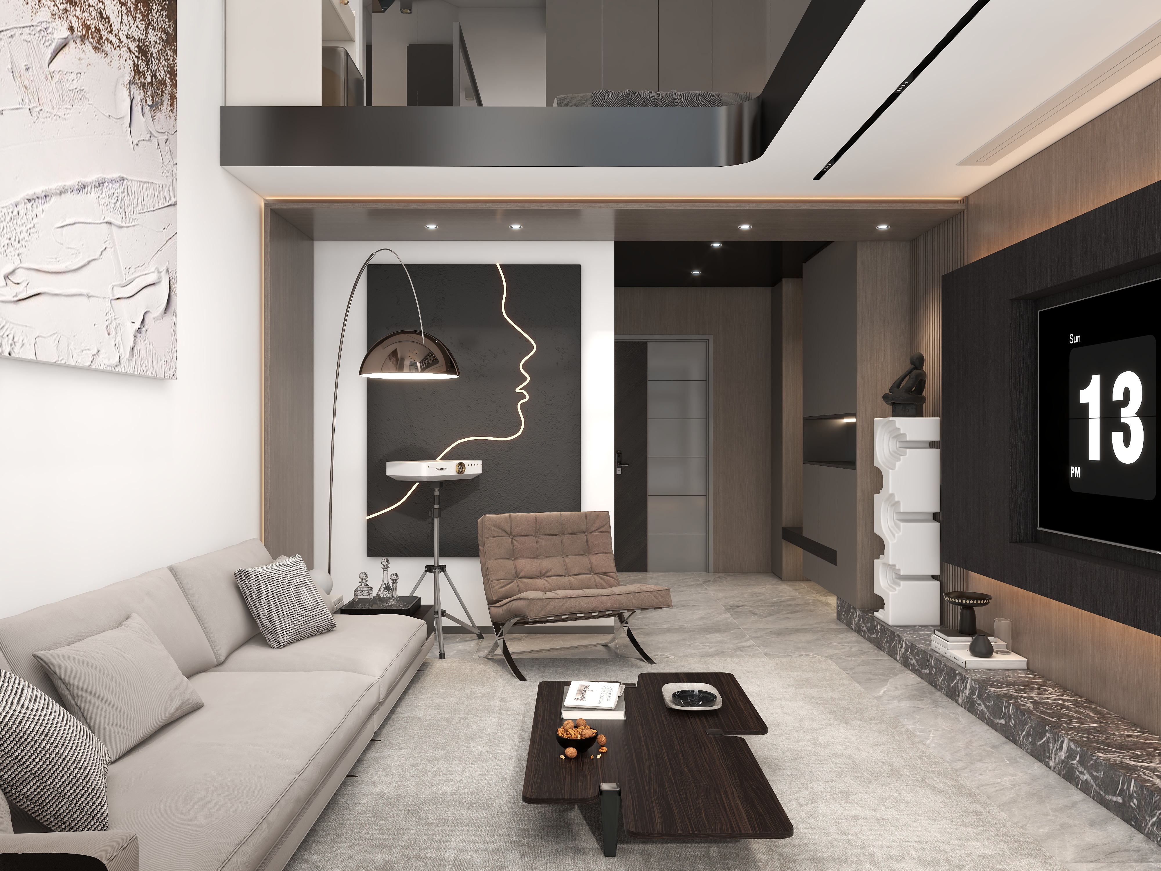 黎焱-A-克拉玛依新丝路广场现代简约公寓-装修设计方案