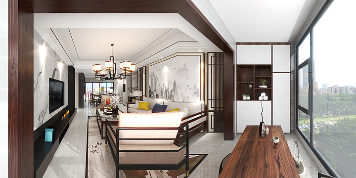 设计师温联南-龙林上观3+1房-装修设计方案