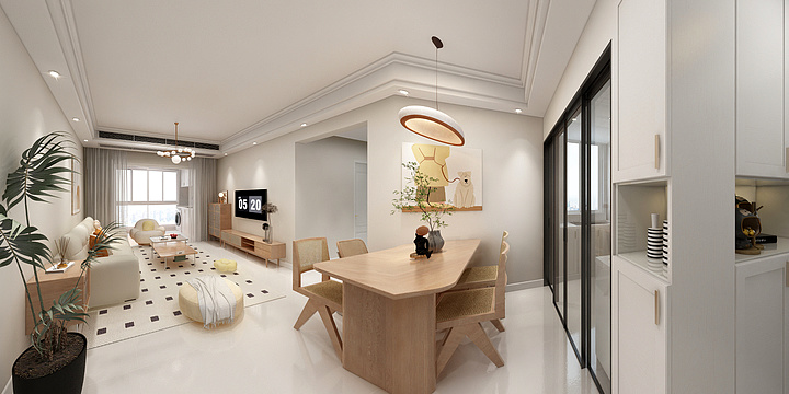 全案装修设计师-城北花园27#207-装修设计方案