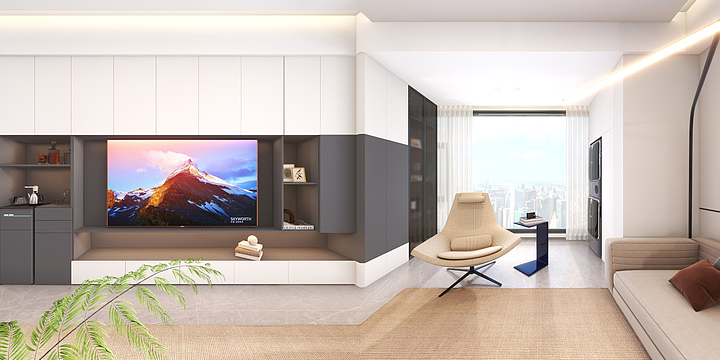 定艺丨袁果-清水湾F区9栋1703何先生-装修设计方案