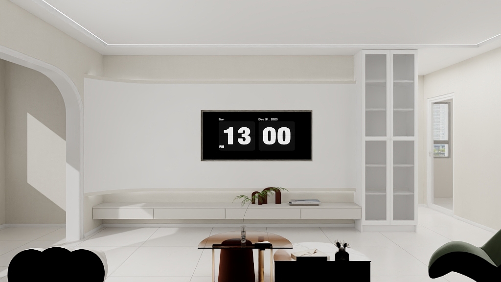 设计师胡小康-绿城春风燕语120平方(CAD原始平面图)-装修设计方案