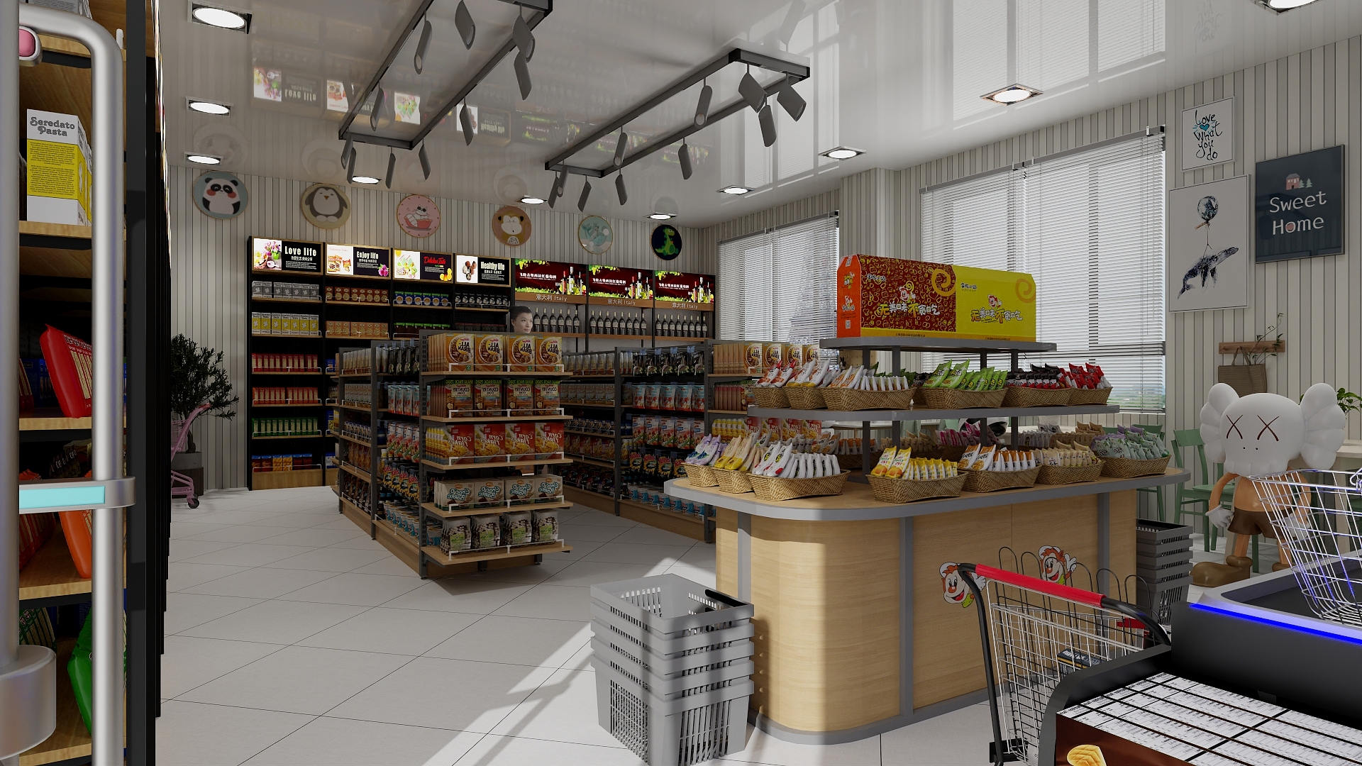 熱愛OORc-零食铺子原版装修效果图