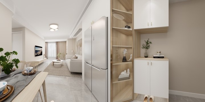 LamDesign-海伦堡95奶油-装修设计方案