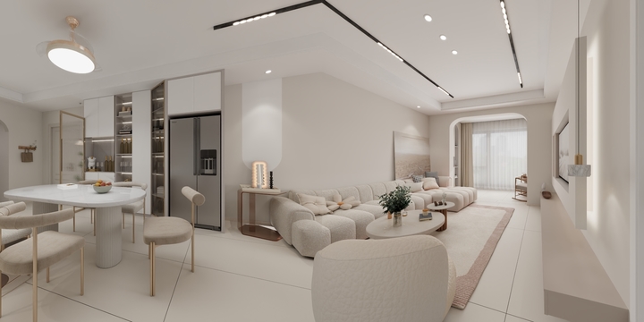 湫末-106㎡3室-装修设计方案