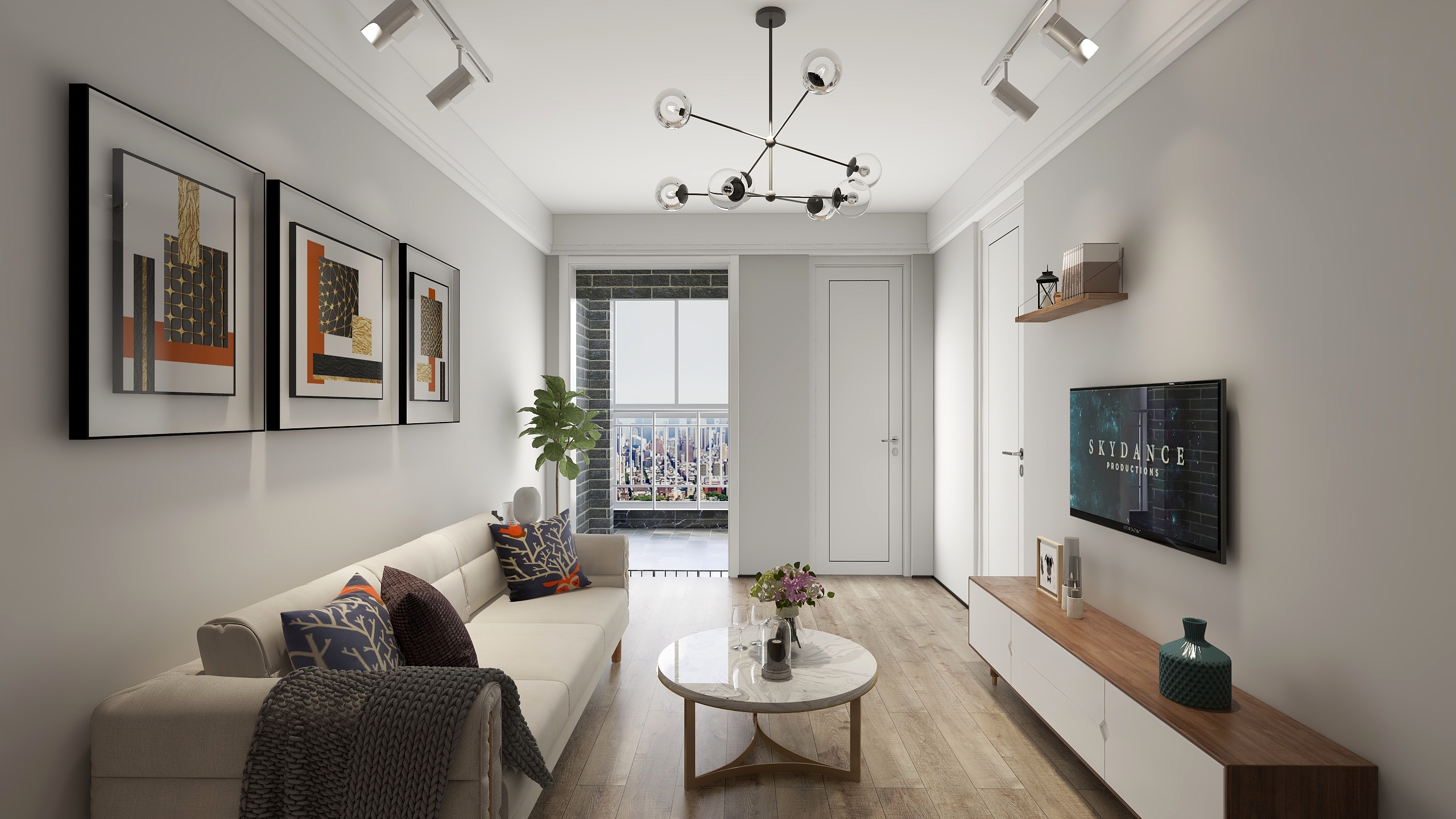 骏方Design-【美观实用】.雄楚春天46平-装修设计方案