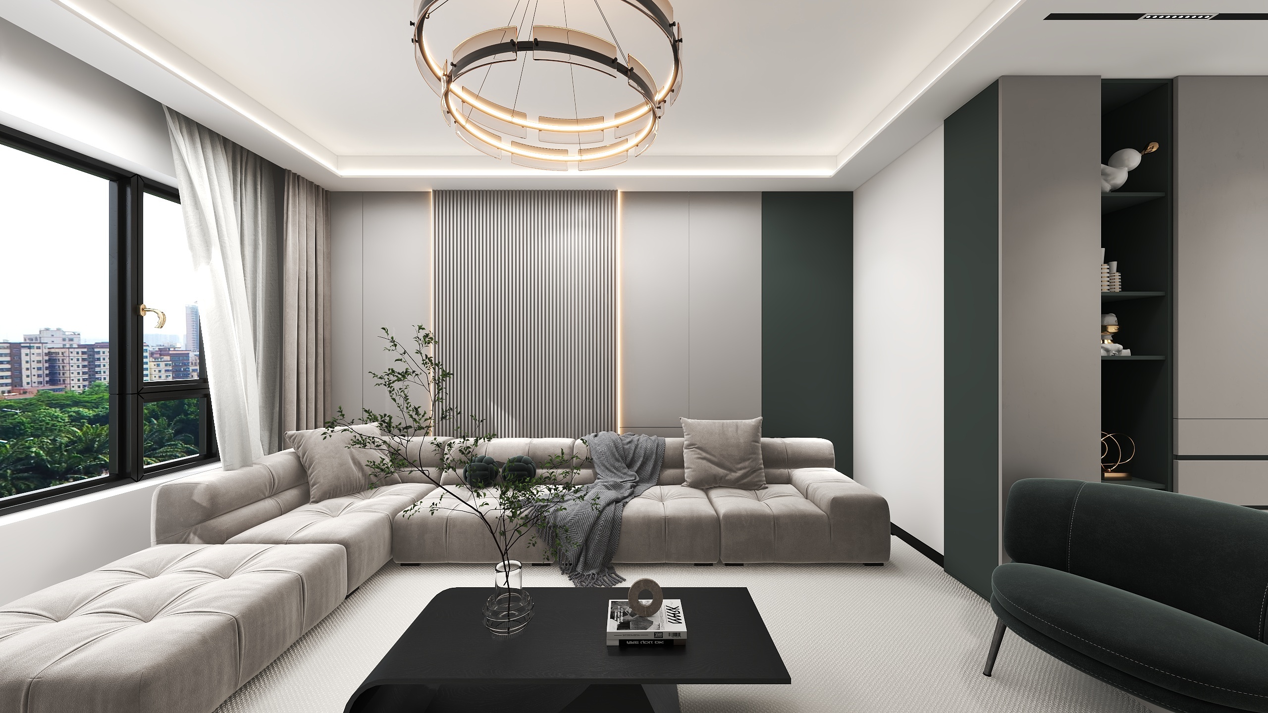 氧气琦-98㎡2室-装修设计方案