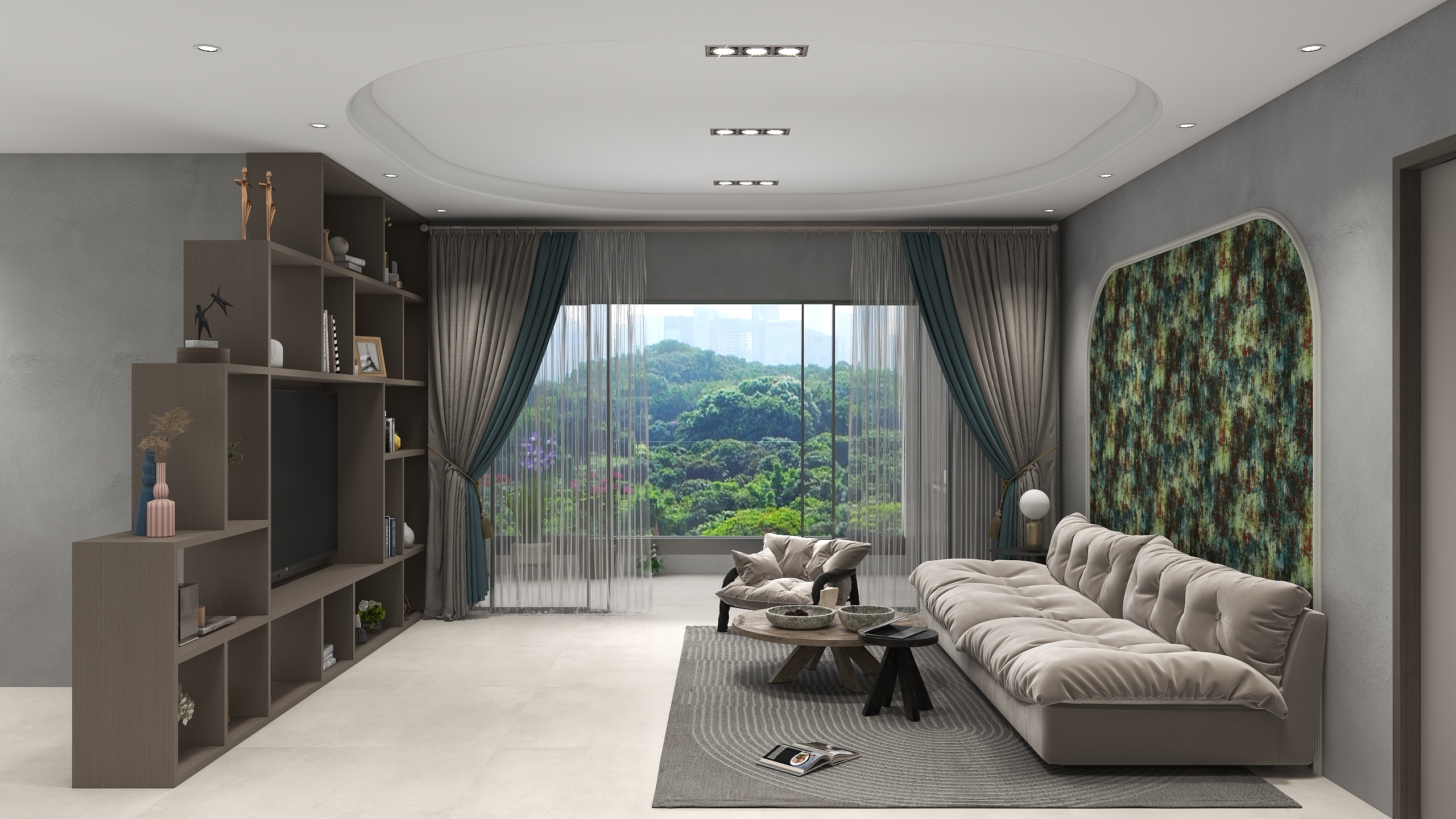 你就是自己的阳光-110㎡复古混搭装修效果图