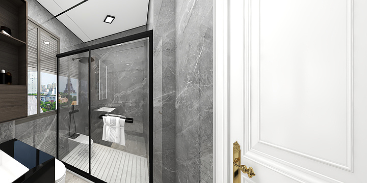 全屋吊顶高端设计-琥珀园6-1-1301-装修设计方案