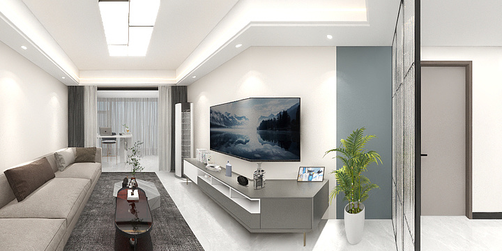 木华-观江海-观潮居四房-装修设计方案