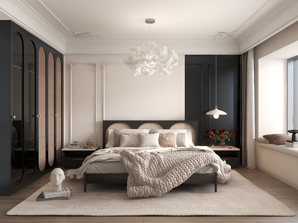书涵工作室-法式卧室shuhan88898-装修设计方案