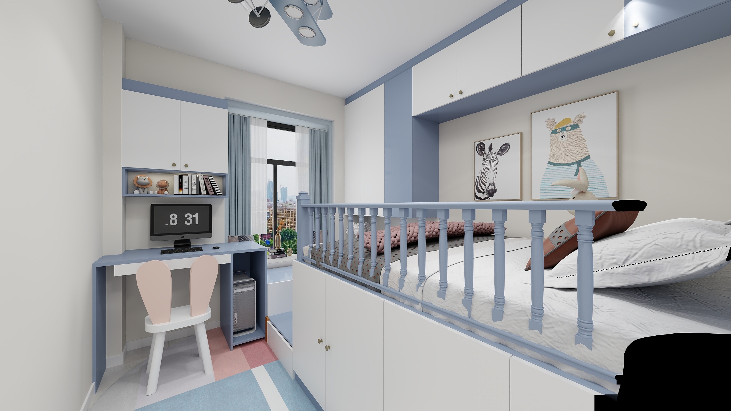 白邑.-国家安居工程海子巷住宅小区-2号楼122㎡3室-装修设计方案