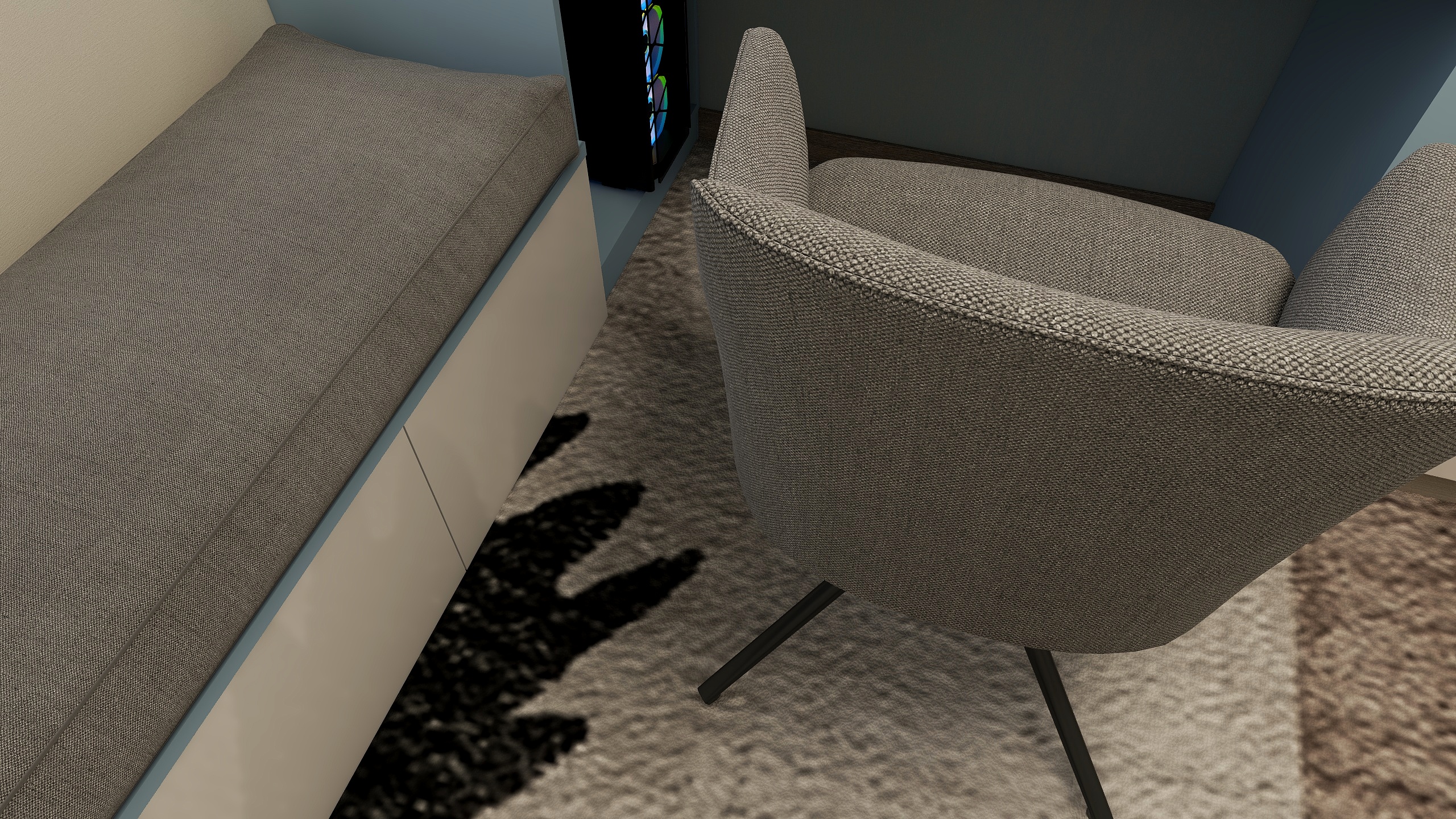 GypxHPCV-硬装专业等级考核户型-副本-装修设计方案