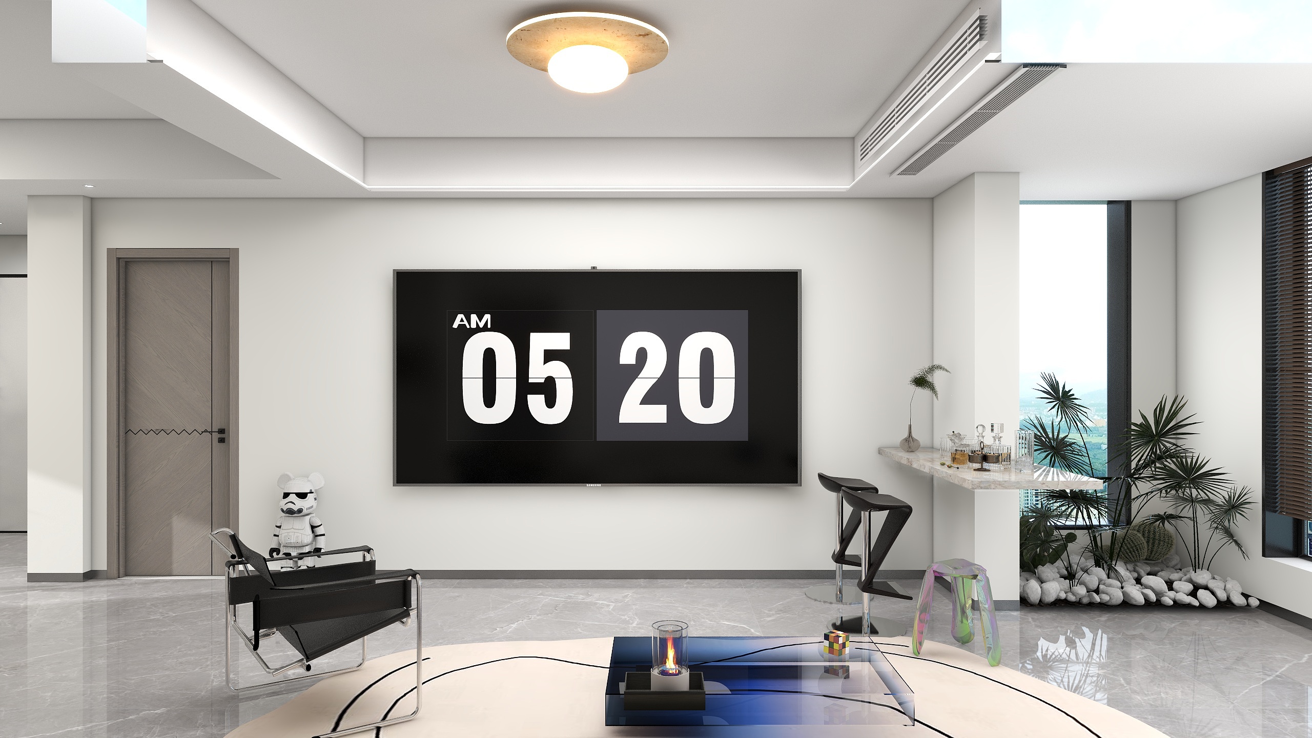 暴风雪U-106㎡3室-装修设计方案