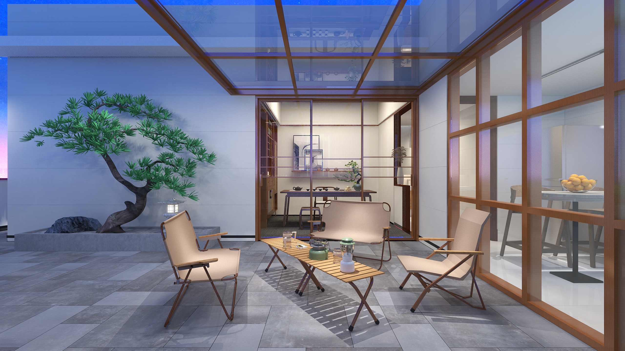 神马云在线-幸福里自建房顶层装修效果图