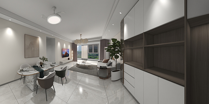 广西嘉才装饰工程有限公司-悦湖云邸黄女士1-装修设计方案