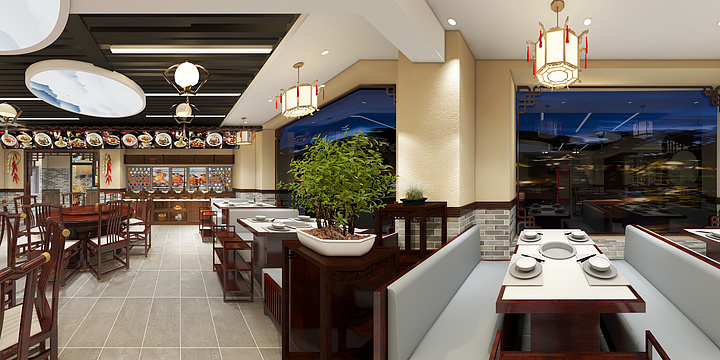 燕子I设计-广州湘菜馆-装修设计方案