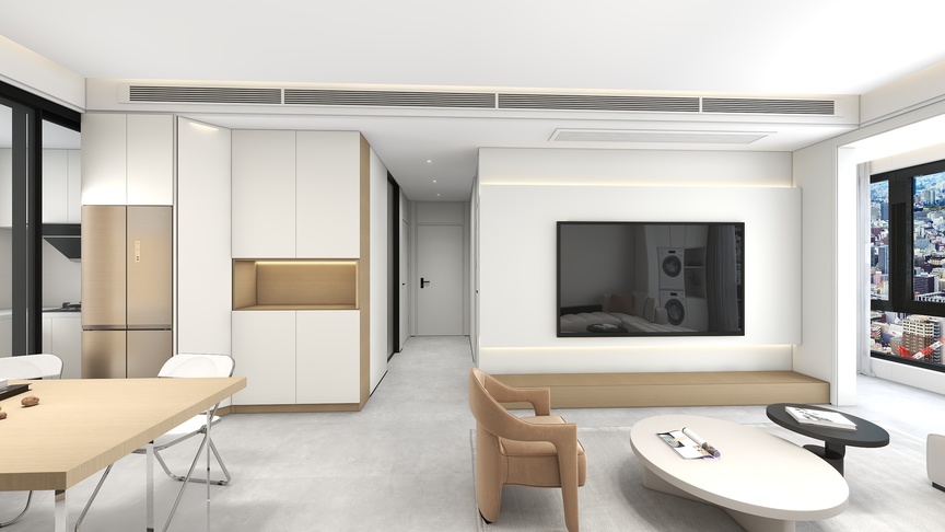 ZC.DESIGN-奶油装修效果图
