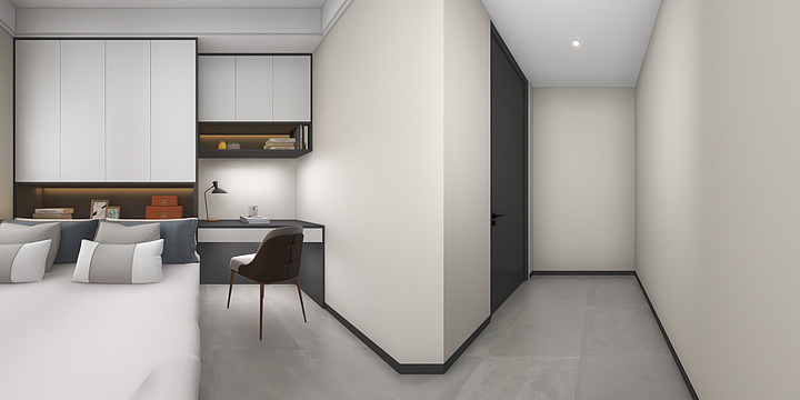 周末空间-仕和府现代简约-冷调-装修设计方案