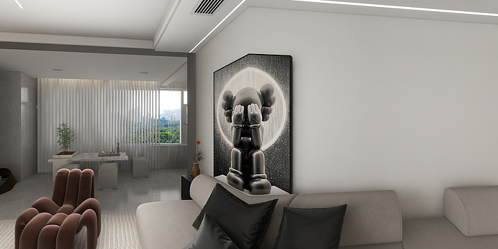 雅美居设计田工-荣茂府12-2-501-装修设计方案