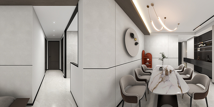 山西非宏装饰-龙熙苑B户型123㎡-1.0-装修设计方案