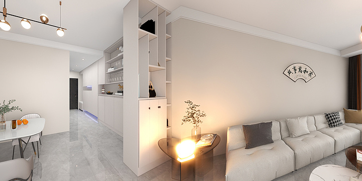 合美顺建筑装饰-碧桂园城市之光122西户2-装修设计方案