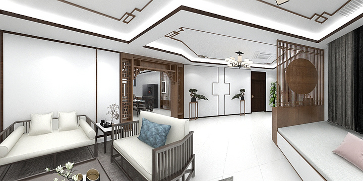 设计师郑hgCq-新中式方案-装修设计方案