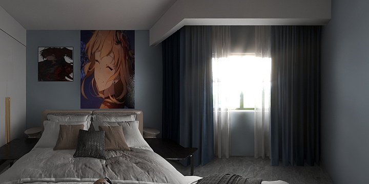 仙王安澜-期末考试户型图-装修设计方案