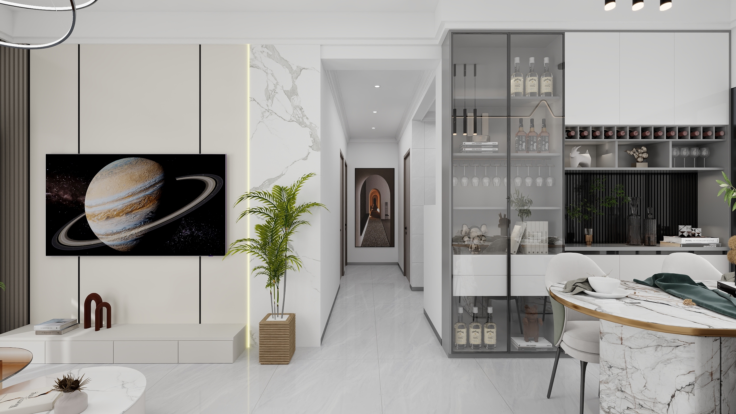 一海金工-金茂华发国际社区99平-装修设计方案