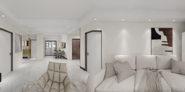 润庭装饰陈亚飞-龙记6月128平-装修设计方案