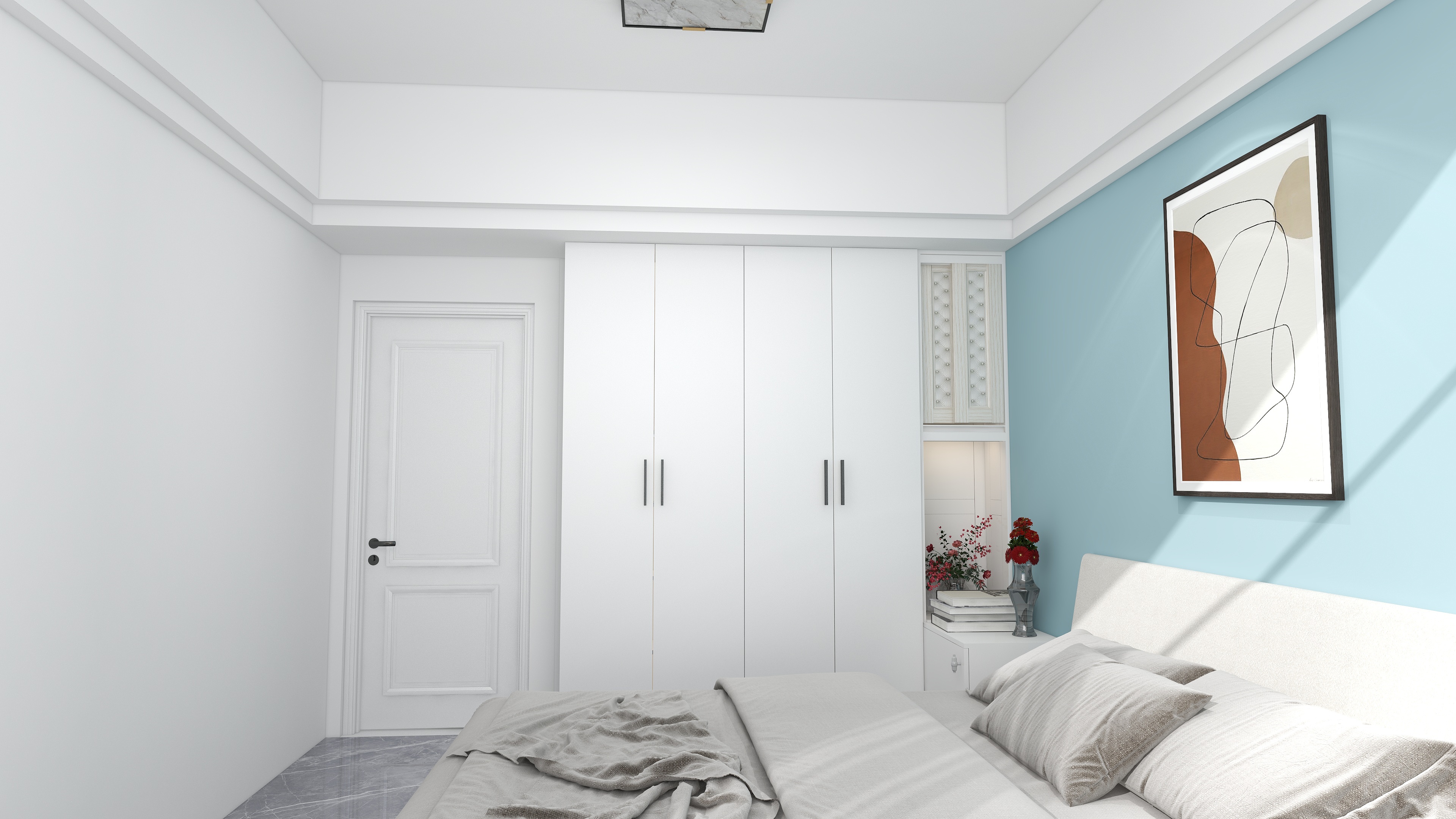 江西大学专业设计师戈文俊-83㎡客房-装修设计方案