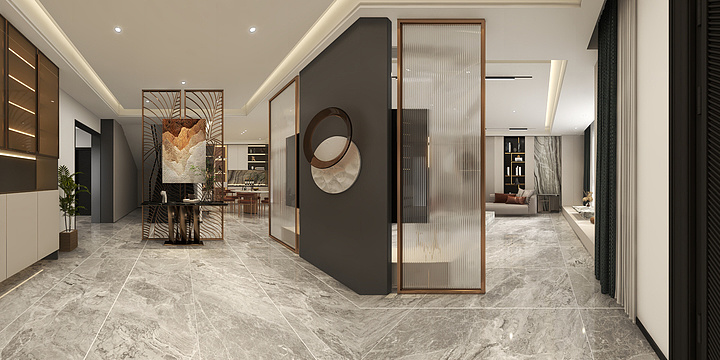 AA室内设计-吴佳轩AA-霸州自建-赵姐-轻奢-装修设计方案