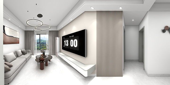 怀远盼盼木门全屋整装-禹都山语城12号楼一单元-装修设计方案