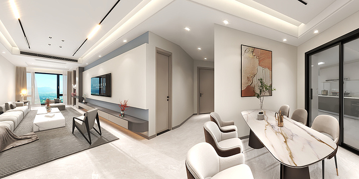 金哲全案設計-莲湖印象8-17-5苏女士-装修设计方案