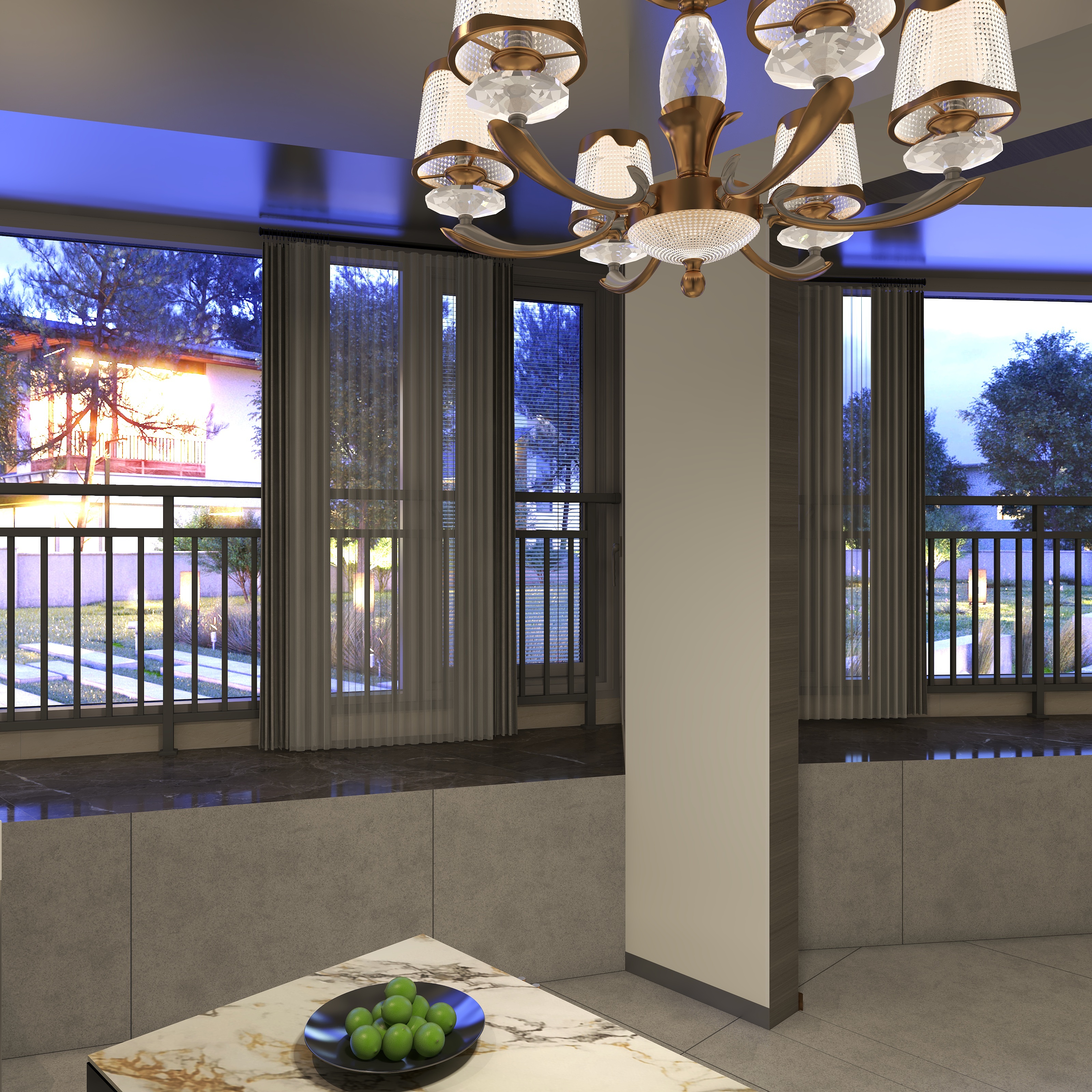 慧彬设计-150平新中式卧室-装修设计方案