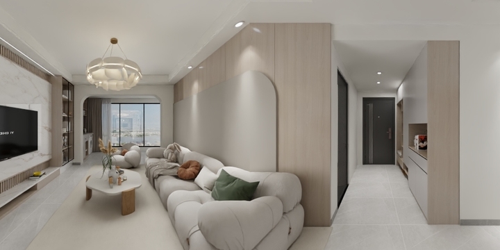 宸艺装饰白柚-保利春天张先生家设计方案-装修设计方案