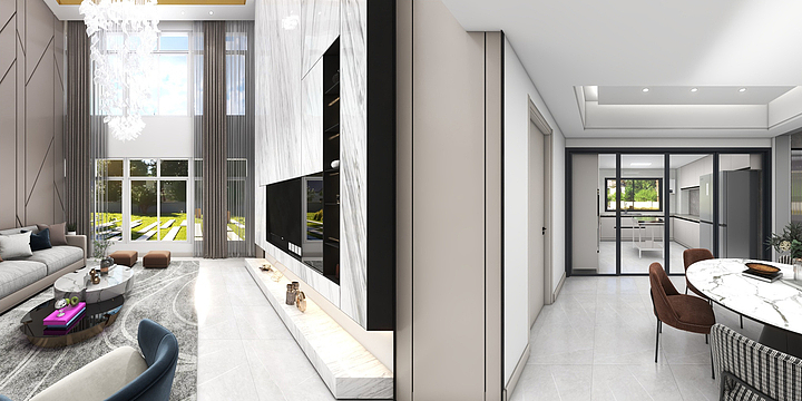 Ly-DS锋-硬装资深等级考核户型-副本-装修设计方案