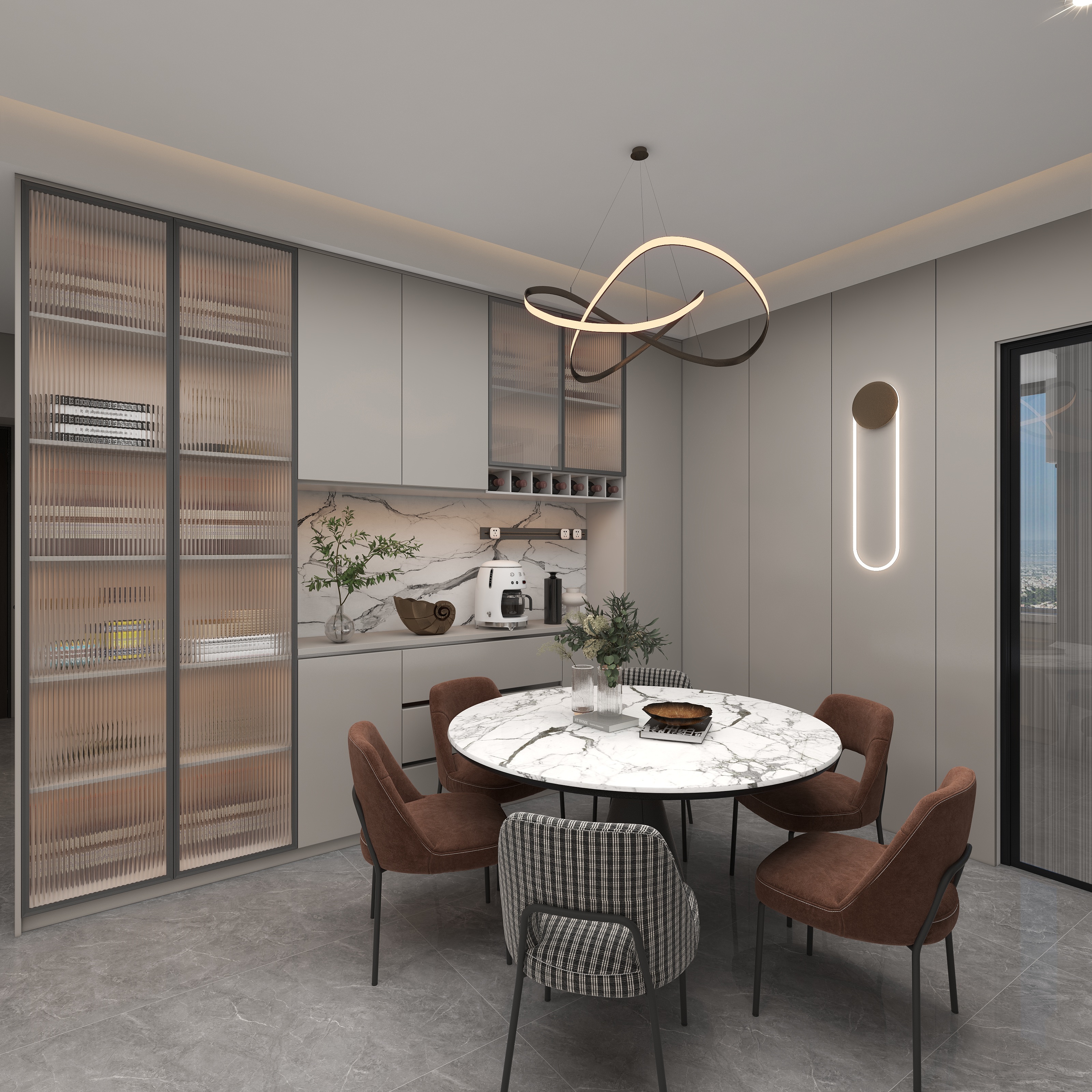 YTAcy-天津滨海新城120平现代简约装修效果图