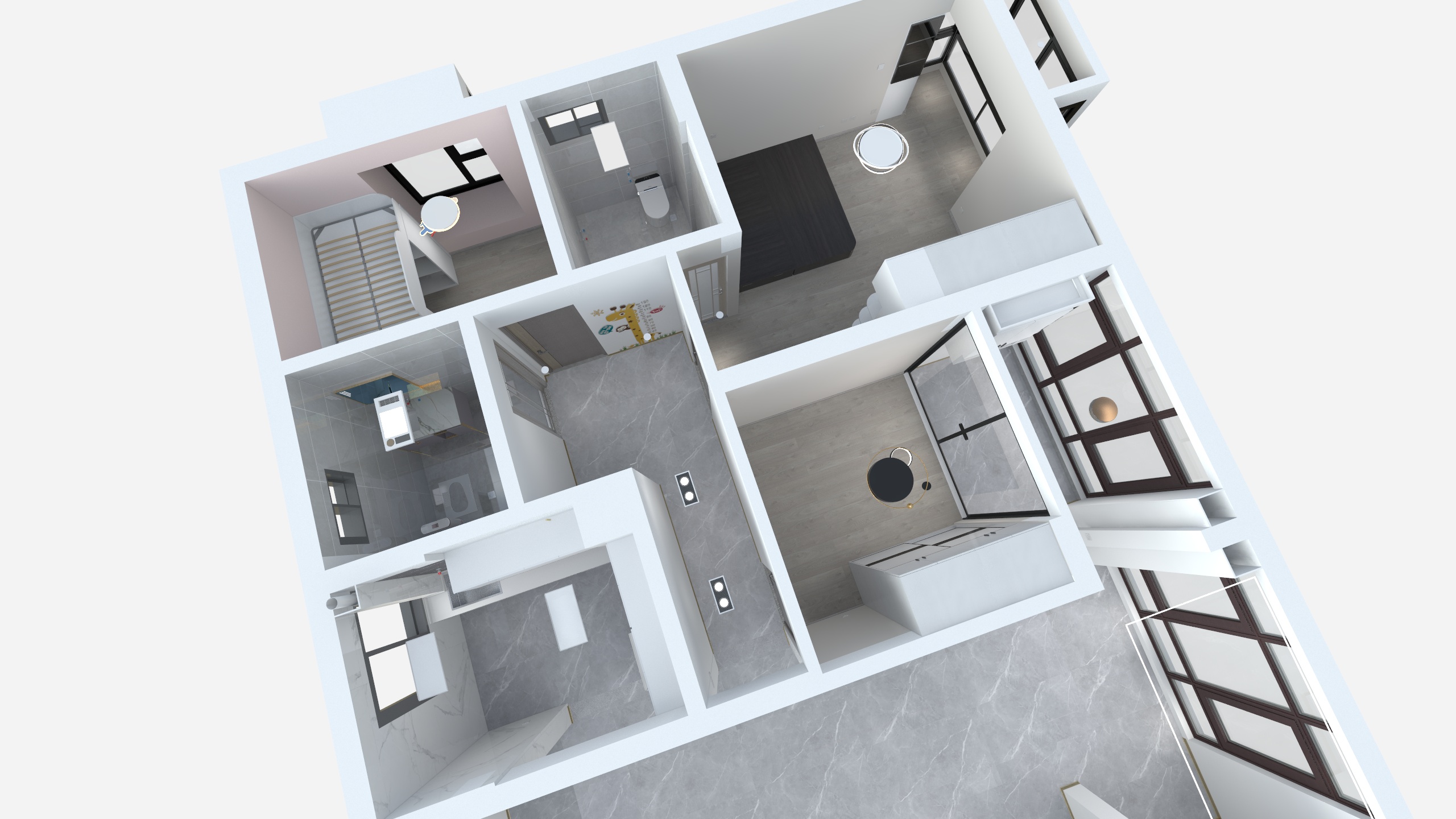 阳光满森林-假日城市-焕然一新-装修设计方案