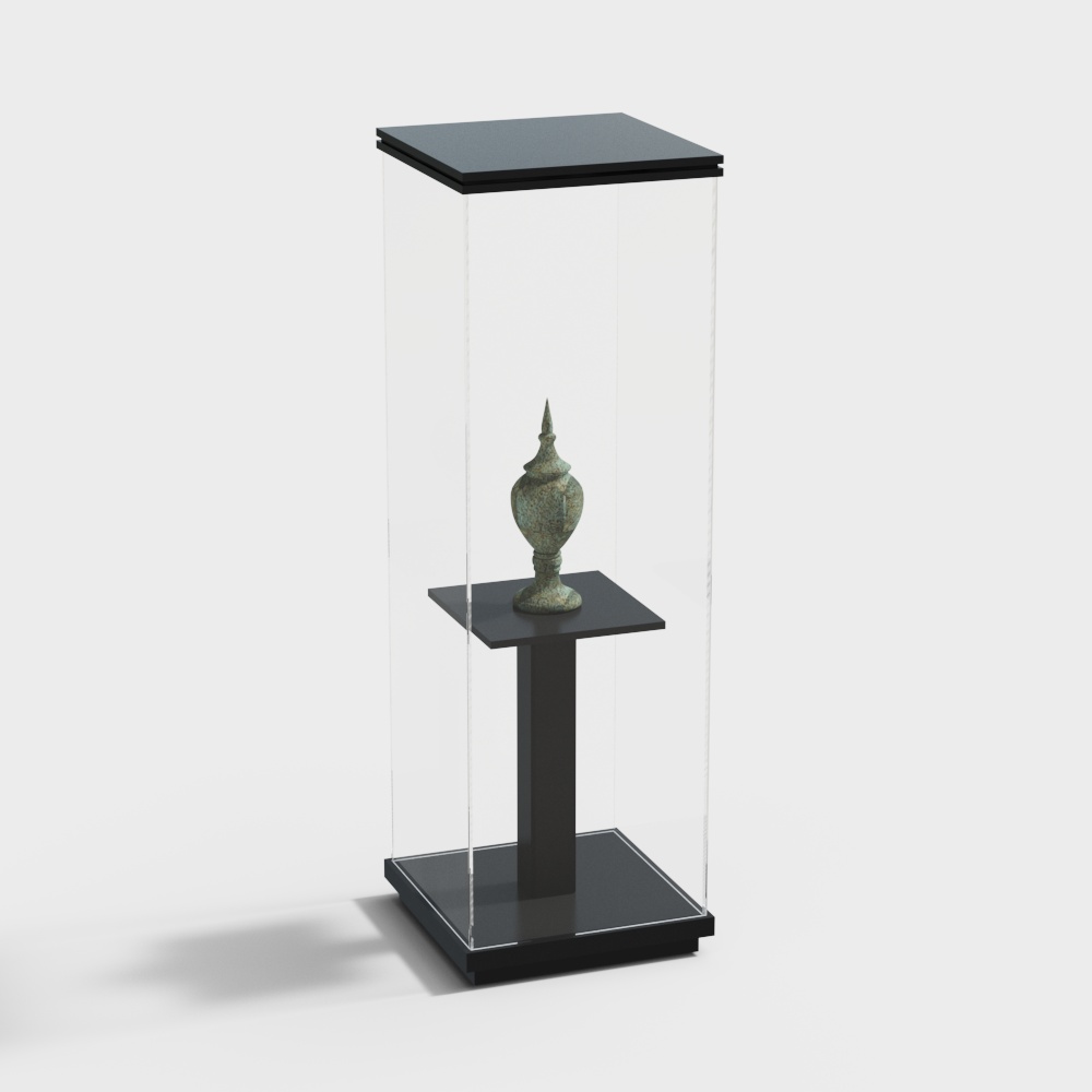 博物馆展架3D模型