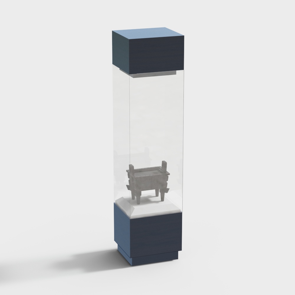 展览馆展台3D模型