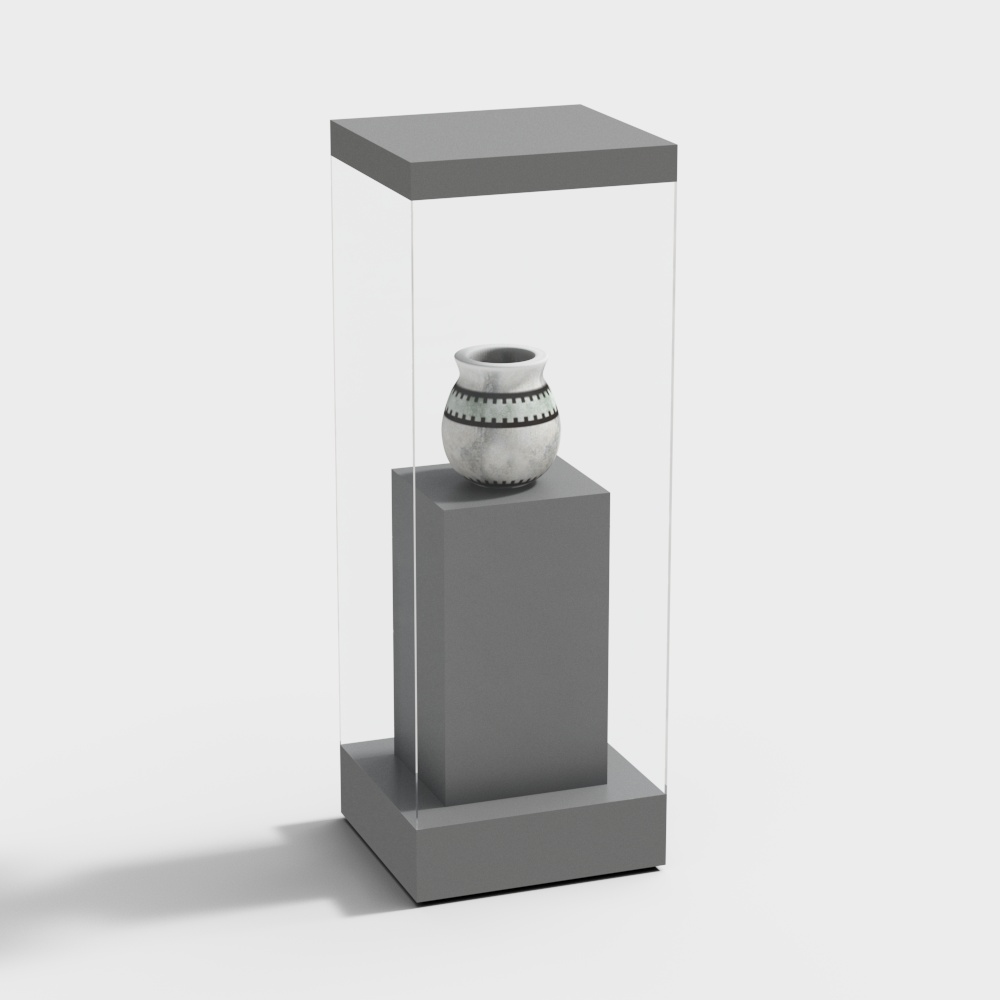 博物馆展台3D模型